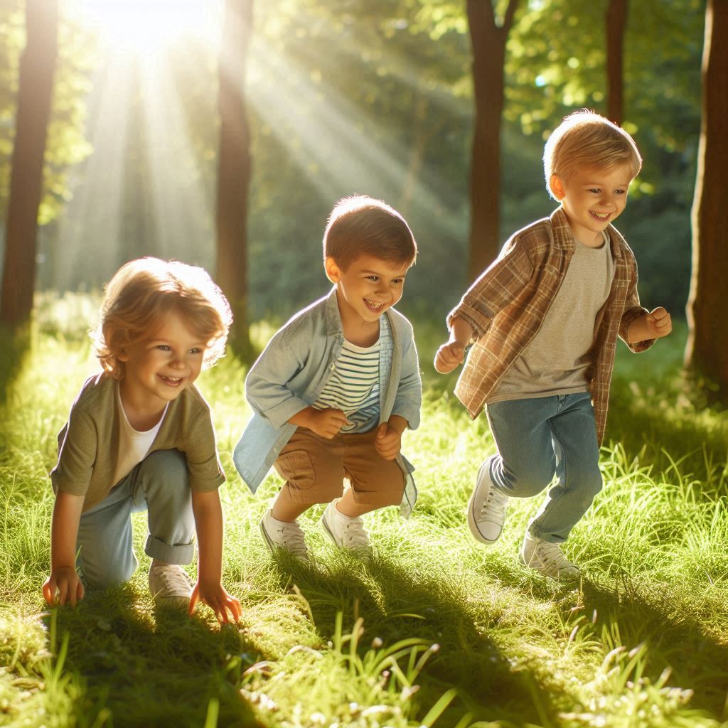 emdr enfant, ils sont sans stress et jouent